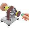 QUIOTUIR Levigatrice a nastro 8000rpm Velocità variabile Mini Levigatrice con Banco da Lavoro Regolabile Strisce Abrasive e Carta Vetro Larghezza 30mm Levigatrici Elettriche per Metallo, Legno