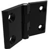 DOLD Mechatronik Cerniera in metallo, 50 x 76 mm, non estensibile, asse in acciaio inox, zinco pressofuso, nero verniciato a polvere
