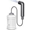 BONJUME Bidet Portatile Elettrico, Doccino Intimo con Serbatoio Acqua 2,5L Bidet da Viaggio Ricaricabile USB con 3 Livelli di Pressione per Post Parto Gravidanza Emorroidi Camping Camper Accessori