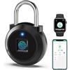 Eseesmart Serratura con impronte digitali, serratura intelligente delle impronte digitali con iWatch Bluetooth APP, elettronica piccola impronta digitale smart lock per armadietto, palestra, ufficio