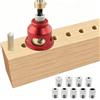 shengxinym Dima per Fori Legno, Verticale Posizionatore di Perforazione con Misure Multiple, Dima per Spinatura Legno Adatto a Costruzione di Mobili e la Falegnameria, 2/3/4/5/6/7/8/9/10MM
