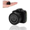 Kunli mini telecamera spia nascosta videoregistratore digitale portatile, visione notturna, rilevamento del movimento