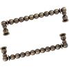zcru004 Rame Maniglia per Mobili Cabinet Maniglie Maniglia per Porta Pomelli Maniglie Cucina Maniglione da Cucina Bronzo 2 Pezzi (Hole distance 160mm)