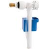 Thryvix Galleggiante Cassetta WC Valvola di Riempimento Universale, Attacco G3/8 e G1/2 in Ottone, Livello Acqua Regolabile, Ricambio per Cassetta Scarico WC Bagno