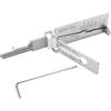 Trelomix Lishi SS001 Pro - Decodificatore per chiave principale 2 in 1, in acciaio inox, strumento per chiave principale, lettore di chiavi dell'auto, kit di manutenzione multiuso