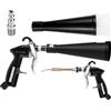 BAIFULAI Pistola pulitrice ad aria compressa: pistola ad asciugatura di alta qualità per auto, compressore pistola ad aria precisa per sedili, cerchioni, motore, tessuto, pelle, punti difficili da