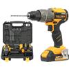 Tolsen Avvitatore 20V con Percussione BRUSHLESS serie MP20V, 2 Batterie 2.0Ah, Max coppia 58 Nm, 21+1+1 Frizione: regolazione, LED Luce, 3 modalità, Valigetta rigida per Riparazione, Fai da te
