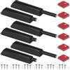 YCSM-IOU 6 Pezzi Push Pull per Ante Apertura a Pressione Ante Chiusura Magnetico Pressione Home Push to Open Custodia in Alluminio Chiusura Push Pull Ante per Mobile Apertura Pressione Sistema