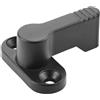 SOTECH Chiavistello rotante 4 x 90° scattabile - chiavistello di bloccaggio zama nero