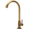 Tubayia Vintage 360° Rubinetto miscelatore monocomando rubinetto acqua fredda rubinetto lavabo rubinetto per bagno cucina