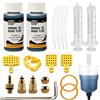 GTJEOI Kit Spurgo Freni per SHIMANO, TEKTRO, MAGURA Freni a Disco Idraulici di Serie, Compreso il Liquido Minerale del Freno (120 ml)