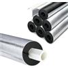 Generic Tubo Isolante Autoadesivo Alluminio 0,95m per Clima e Tubi Esterni | Guaina elastomerica con alluminio, protezione antigelo e anticondensa per tubazioni domestiche, ID 20-114mm(ID27MMXT15MM)