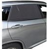 TINÉO - Parasole per auto per neonati - 2 fodere per calze - ombreggiatura 80% - Protezione Calore - UV - Facile installazione universale - Da 50 x 80 cm fino a 80 x 110 cm (nero)