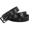 Pierre Cardin Cintura Uomo Double Face, Vera Pelle 100%, Bicolore Nero/Blu e Nero/Marrone, Fibbia Nickel Free, Accorciabile