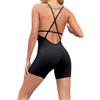 Generico Costume Intero Modellante Donna Elasticizzato Versatile Bodysuit Classic Senza Cuciture Snellente Pancia Piatta Dimagrante Taglie Forti Primavera E Estate Colore Puro Abbigliamento