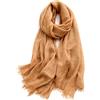 KARMA.DIEM Sciarpa Donna Leggera Estiva Elegante - Foulard Morbido Effetto Seta 100% Poliestere - 180x65 cm - Fluida, Lucente e Raffinata - Accessorio Moda Primavera Estate