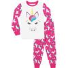 Harry Bear Pigiama per Ragazze Glitter Arcobaleno Unicorno Vestibilitta Stretta