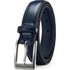 CHAOREN Cintura Uomo Pelle, Cinture da Uomo 30mm per Affari, Cinta Cuoio Perfetto Complemento per Occasioni Formali