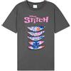 Get Trend Disney Stitch Maglietta Bambina Manica Corta, 7-15 Anni, T-Shirt Angel Casual con Dettaglio Cut-out, Idea Regalo per Ragazze