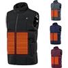DeHolifer Gilet Riscaldante per Adulto Giubbotto Ricarica USB Giacca Riscaldato Elettrica Cappotto con 9 Zone di Riscaldamento Gilet Uomo e Donna Giacche Caldo Piumino Taglie Forti Abbigliamento