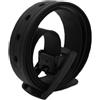 Nzoike Unisex Uomo Donna Cintura in Silicone + Fibbia Plastica,Nero 120cm