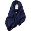 KARMA.DIEM Sciarpa Donna Invernale e Uomo - Cashmere & Merino Touch - Morbida, Calda e Grande - Sciarpone Invernale XXL 180x65cm - Pashmina Elegante per Cerimonia e Regalo