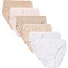 Hanes Confezione da 6 Mutandine in Cotone Traspirante Mutande da Uomo Donna (Pacco da 6)