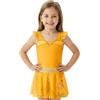 Get Trend Barbie | Disney La Sirenetta | Bella | Cinderella Costume Piscina Bambina con Gonna, Volant Costume Intero Bambina, Estivo Regalo Ragazza
