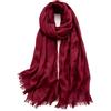 KARMA.DIEM Sciarpa Donna Leggera Estiva Elegante - Foulard Morbido Effetto Seta 100% Poliestere - 180x65 cm - Fluida, Lucente e Raffinata - Accessorio Moda Primavera Estate
