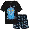 KPop Demon Hunters Ufficiale Pigiama Bambina Set 5-14 Anni, 2 Pz Pigiamone, Huntrix Saja Boys Derpy Tiger, Regalo Ragazza