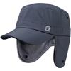 GADIEMKENSD Cappello Trapper Invernale Tre-Protezioni, Fodera Calda in Pile, con Paraorecchie, visibilità Riflettente, Regolabile