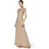 Adrianna Papell - Vestito, Manica Corta, Donna