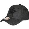 Hip Hop Honour Berretto NY Nero Denim Jeans Classe Baseball Boston - Taglia: Taglia Unica - Colore: Nero - Misto, Nero , taglia unica