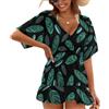 Treer Robe de Plage Femme, Mousseline Maillot de Bain Cache-Maillots de Bikini, Ete Femme Couvrir Élégant Robe Pareo Femmes pour Vacances, Piscine, Bord de Mer et Fête