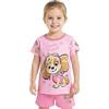Get Trend Paw Patrol | Peppa Pig | Sesame Street Bambina Corto, Pigiami 2 Pezzi con T-Shirt & Shorts Vestiti Estivo, Regalo Bambina