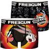 FREEGUN Looney Tunes - Boxer da uomo, confezione da 2 pezzi, motivo: coniglietto daffy Duck, con stampa di stampe, taglie: S M L XL XXL, Motivo mix 1., S