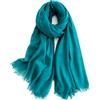 KARMA.DIEM Sciarpa Donna Leggera Estiva Elegante - Foulard Morbido Effetto Seta 100% Poliestere - 180x65 cm - Fluida, Lucente e Raffinata - Accessorio Moda Primavera Estate