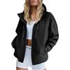 Generisch Giacca da trekking da donna, impermeabile, traspirante, giacca antipioggia, taglie grandi: giacca softshell, giacca a vento, giacca leggera per le mezze stagioni, giacca da trekking, parka antipioggia