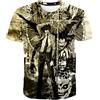 Xinchangda Death Note, maglietta da adulto Misa Amane/Light Yagami Anime t-shirt 3D stampata graffiti manica corta top streetwear casual felpa per donne e uomini