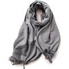 KARMA.DIEM Sciarpa Donna Invernale e Uomo - Cashmere & Merino Touch - Morbida, Calda e Grande - Sciarpone Invernale XXL 180x65cm - Pashmina Elegante per Cerimonia e Regalo