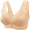 PZUYBZQ Reggiseno Donna Chiusura Frontale Senza Ferretto Apertura Frontale Reggiseni Push-up Traspirante E Confortevole In Rete A Copertura Totale