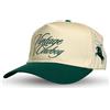 CITRUSY Cappello da Camionista Vintage | Country Cowboy Carino Preppy Retro Western Trucker Cappelli | Uomini Donne Snapback Trendy | Tan Rosso Verde Nero