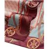 GUESS Sciarpa Elegante in Poliestere, Marrone con Logo e Catene, 60 x 180 cm, Modello AW5445POL01, Stile Casual per Donna