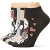 Disney Nightmare Before Christmas 5 Pack No Show Socks calzino casual Donna (Pacco da 5)