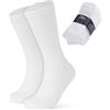 CityComfort Calze Uomo a Tre Quarti - Confezione da 12 Paia di Calze Uomo Cotone Elasticizzato Calzini Neri Uomo Classici Blu Grigio Bianco Nero 40-45