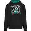 Mercedes AMG Petronas Formula 1 Team - Merchandising Ufficiale Formula 1 - Felpa Bambino Kids con Cappuccio Lewis Hamilton #44 (XXS/116/5-6 Anni)