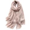 KARMA.DIEM Sciarpa Donna Leggera Estiva Elegante - Foulard Morbido Effetto Seta 100% Poliestere - 180x65 cm - Fluida, Lucente e Raffinata - Accessorio Moda Primavera Estate