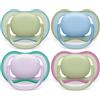 AVENT Philips AVENT Ultra Air Succhietti 0-6 mesi, tinta unita, confezione da 2, SCF085/28