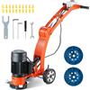 VEVOR Smerigliatrice Elettrica per Pavimenti in Cemento 180 mm Lucidatrice per Pavimenti in Cemento 1500W 1400 Giri/min Motore Senza Spazzole, Smerigliatrice per Superfici per Granito/Marmo/Pietre