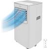 Cecotec Condizionatore Portatile con Telecomando ForceClima 7100. 7000 BTU, Tecnologia Soundless, Display LED, 4 modalità, 2 velocità, copertura fino a 20 m2